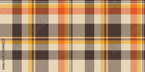 Warm autumnal plaid pattern.  Perfect for fall fashion, home decor, or textile design.  Earthy tones and a classic check create a cozy, rustic feel.