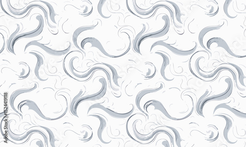 Abstract Flowing Wind Swirls Vector Background