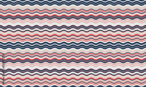 Abstract wavy stripes pattern in calming pastel shades.  Perfect for textile design, website backgrounds, or packaging.  Evokes a sense of fluidity, rhythm, and gentle movement.