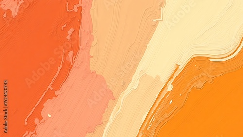 Abstract background with yellow paint. Generative Ai.