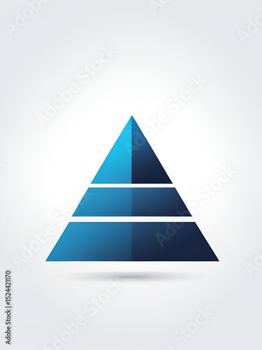 Pyramid design icon