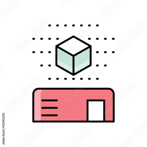 Hologram Icon vector