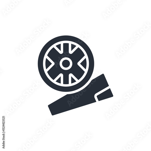 mag wheel icon collection .design style with background