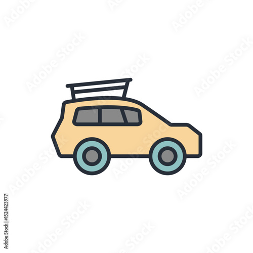 car icon collection .design style with background