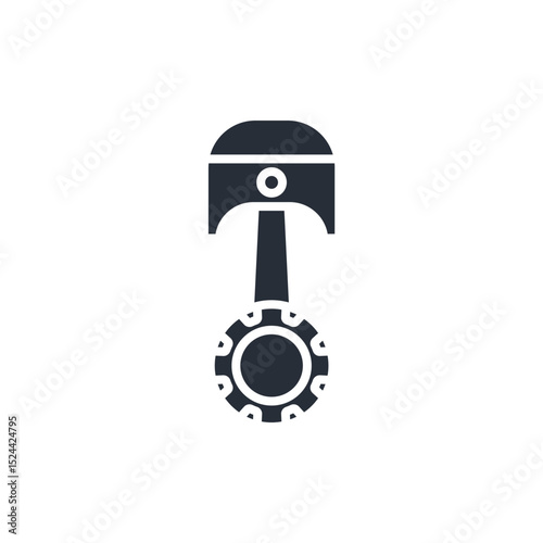 piston icon collection .design style with background