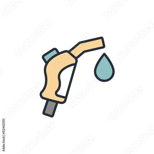 fuel pump icon collection .design style with background