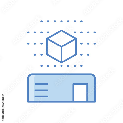 Hologram Icon vector
