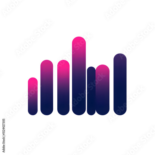 A graphic of a city skyline with pink and blue lines. The graphic is meant to represent the idea of a city's pulse, with the pink and blue lines representing the heartbeat of the city