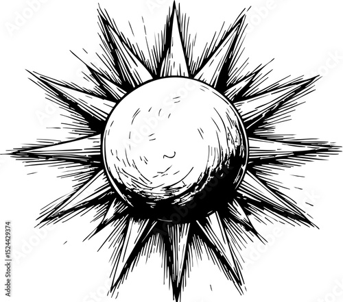 Vibrant sun art studio digital artwork creative environment artistic perspective symbolizing energy and life