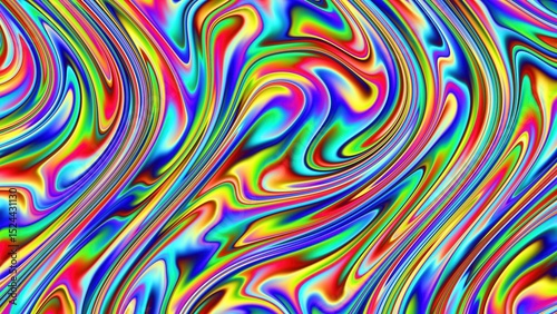 Psychedelic liquid swirl