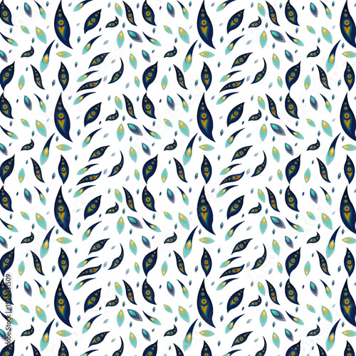 Modern Floral Seamless Background – Decorative Pattern for Fabric & Print, Vintage Flower Seamless Pattern – Repeating Nature-Inspired Art, Seamless Floral Pattern – Hand-Drawn Botanical Background