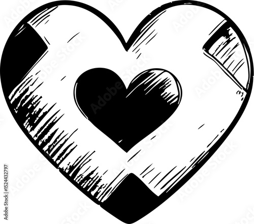 Heart symbolizing love and compassion graphic design digital art heartfelt concepts creative perspective for emotional engagement