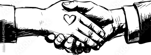 Strengthening bonds a heartfelt handshake business meeting corporate office professional environment close-up view trust and collaboration