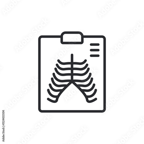 bone scan icons isolated on White Background. Flat style design