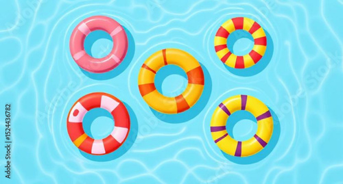 Inflatable tube icon, Swimming float circle, Beach float tube, Pool party float, Safety ring illustration, Lifesaver ring vector, Inflatable donut float, Round pool float, Water recreation float, Swim