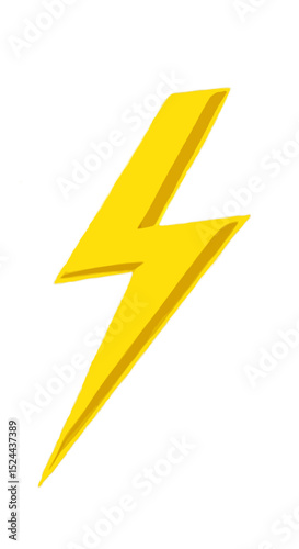 Free Download Refined 3D Lightning Bolt - GFXLoad