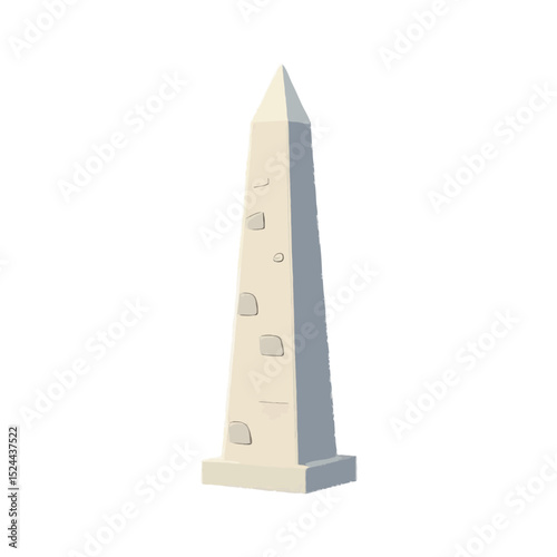 Simple Cartoon Obelisk