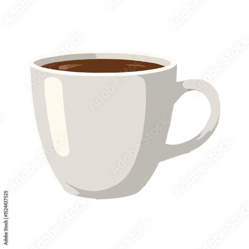 Simplified 3D Coffee Cup 