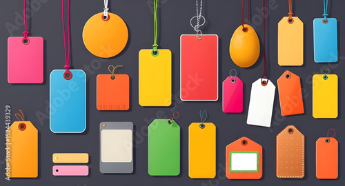 price tag set, price tags vector, sale price tags, discount tag collection, retail price tags, shopping tag set, product price labels, hanging price tags, blank price tags set, editable price tags, pr