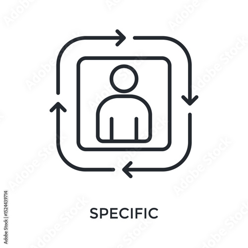 Specific Icon Outline Style. Vector Illustration For Graphic Design