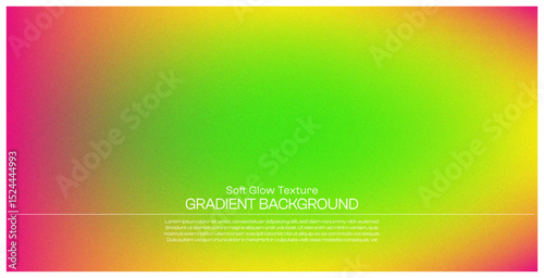 Vibrant abstract gradient background with a soft, blurry texture, featuring a warm and cheerful blend of green, yellow, pink, and orange, modern vector illustration for a summer-themed design or creat