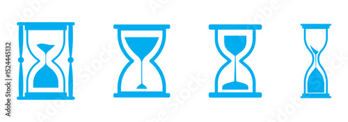 Hourglass Related Line Icons for Web Sites, Books, Cards, Apps. Editable Stroke. Suitable for Web Sites, Books, Cards, Apps