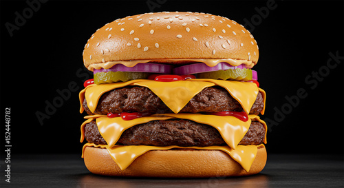 Double Decker Meltdown – Cheeseburger in High Definition