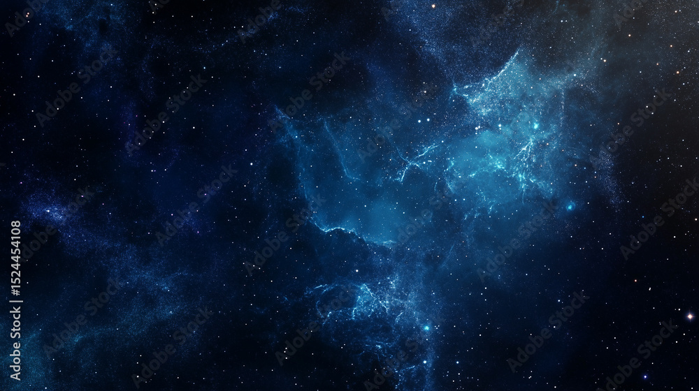 Fototapeta premium Abstract cosmos background. Space dark background with fragment of our galaxy