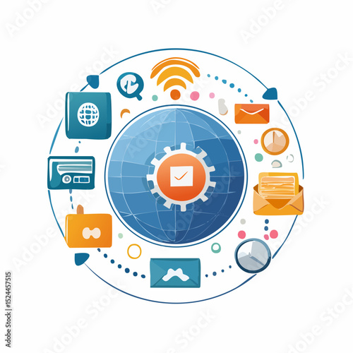 Social Media Business Icons