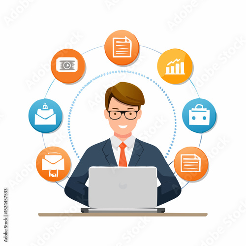 Social Media Business Icons
