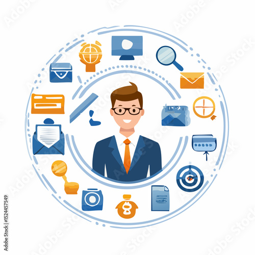 Social Media Business Icons