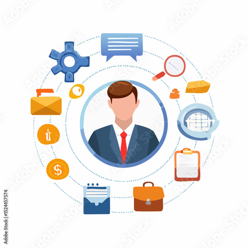 Social Media Business Icons