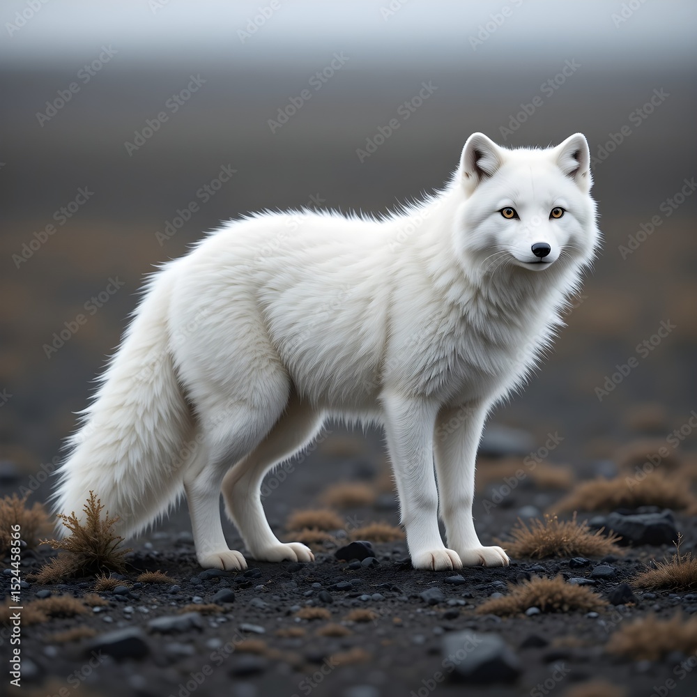 Obraz premium arctic fox terrier