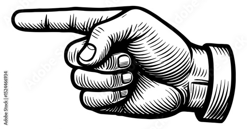 Hand Pointing, Hand Gesture, Finger Pointing, Concept, Instruction, Guidance, Choice, Direction