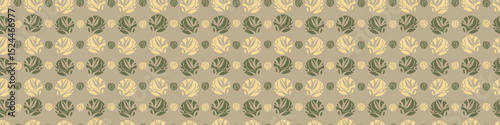 Polka dot blockprint seamless vector border. Neutral unisex whimsical style for washi tape, edging and handmade print texture. spotty vintage Ribbon. 