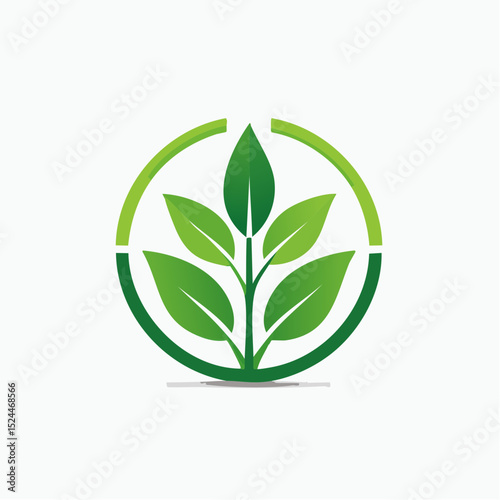 Minimalist Botanical Plant Logo