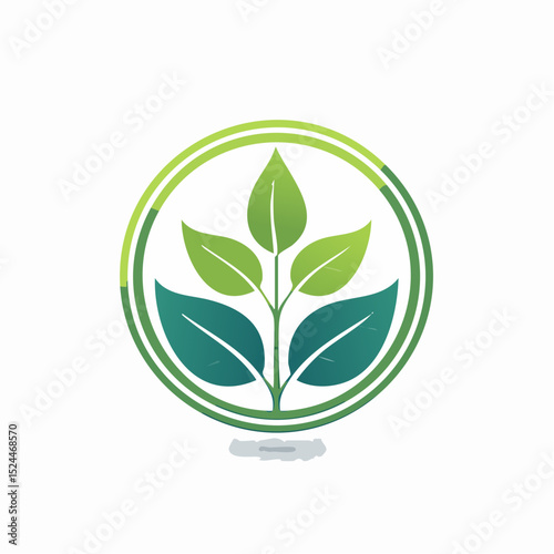 Minimalist Botanical Plant Logo