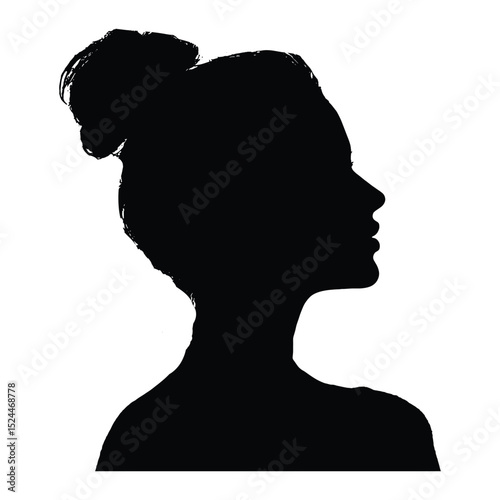 design786_Silhouette_of_a_woman_with_a_messy_bun_against_a_whit_35e62c97-1e6a-462f-91aa-5701dce9b70b_traced