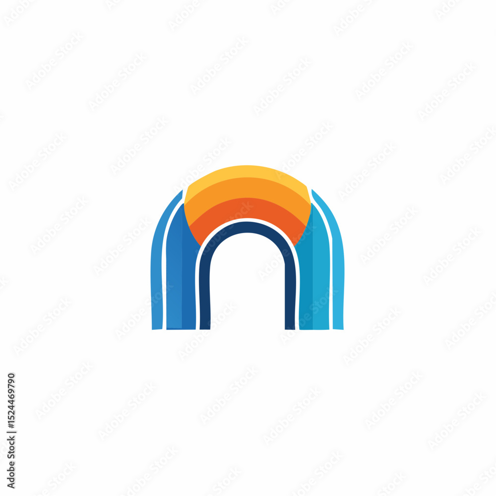 Abstract Arch Logo for Branding Abstract Arch Logo for Branding