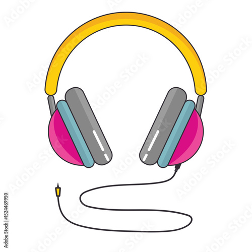 Youth day vector elements, teen items, youth lifestyle accessories