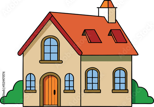 vector illustration of a house