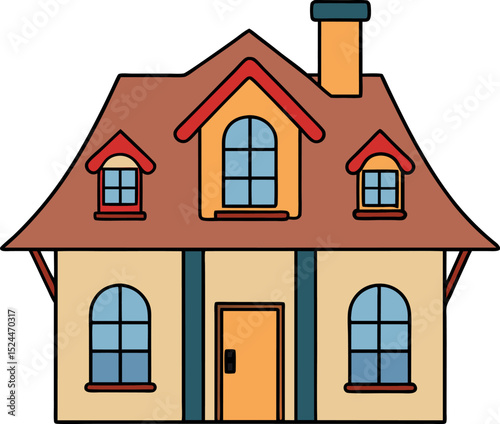 vector illustration of a house