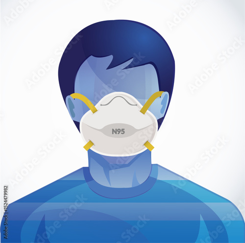 Respiratory Protective Mask - N95 - Icon