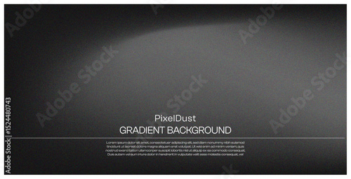 Abstract dark grey background with a subtle grain texture and a soft spotlight from above, creating a cinematic and dramatic stage for product display or presentation, modern vector illustration