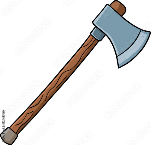 Axe Icon on Transparent Background
