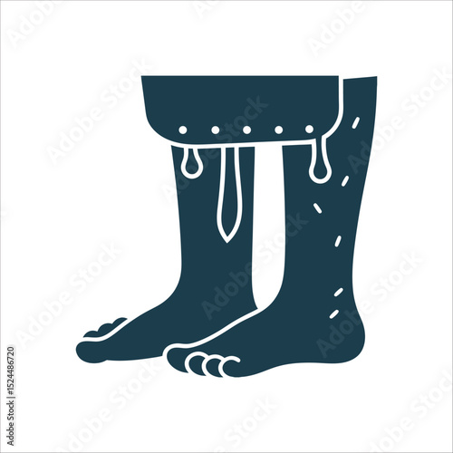 Nabrok Necropants: Forbidden Necromancy Pouch Vector