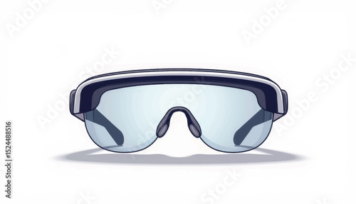 Futuristic AR glasses showcasing sleek design, advanced technology
