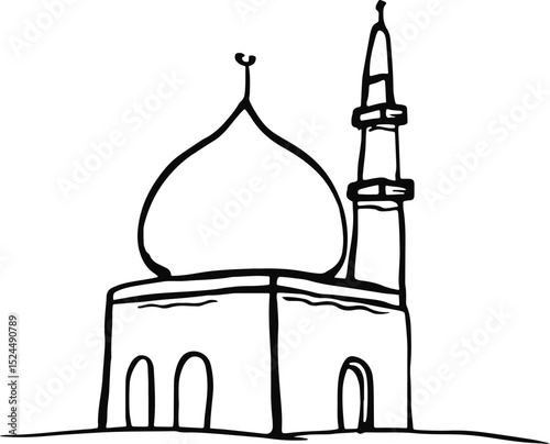 High quality photo of mosque in kazan.