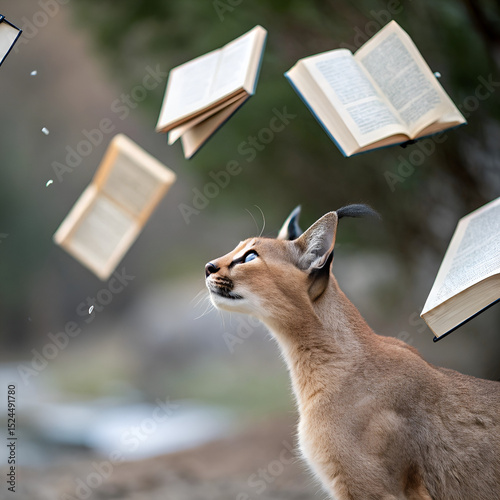 a book and a bird