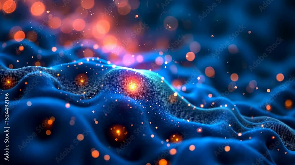 custom made wallpaper toronto digitalAbstract background neural, neural networks, synaptic signals. Brain activity. Neurons transmit electric impulses. Synapses strengthen cognitive abilities. Brainwaves facilitate neuronal